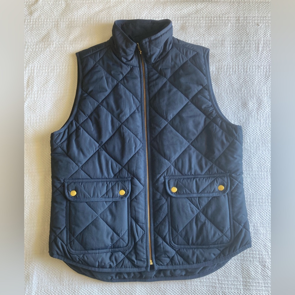 J Crew Quilted Puffer Vest